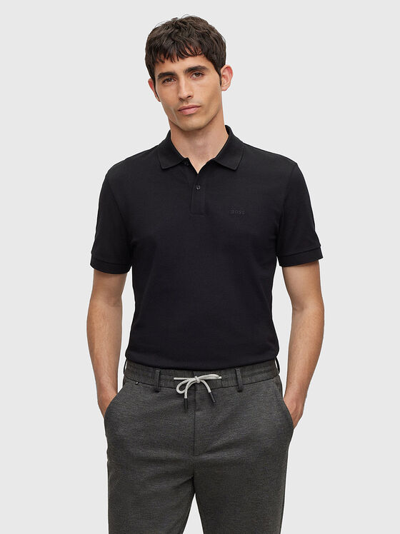 Поло-шърт PALLAS в черен цвят - 1