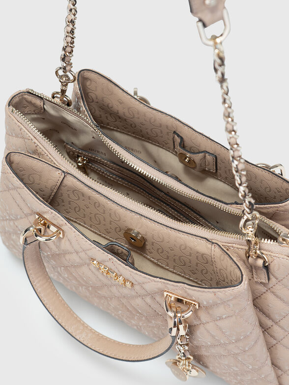 Bag with monogram logo print - 6