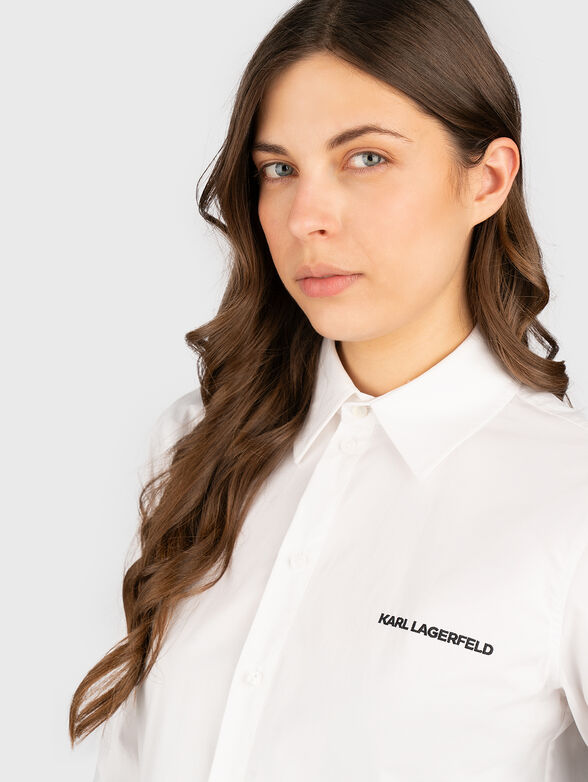 Long sleeve shirt with embroidered logo - 4