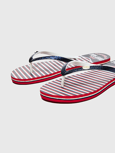 RAKE SAILOR Flip-flops with glitter details - 3