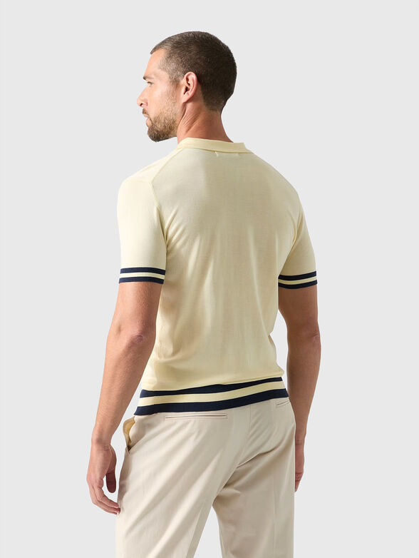 Striped polo sweater - 4