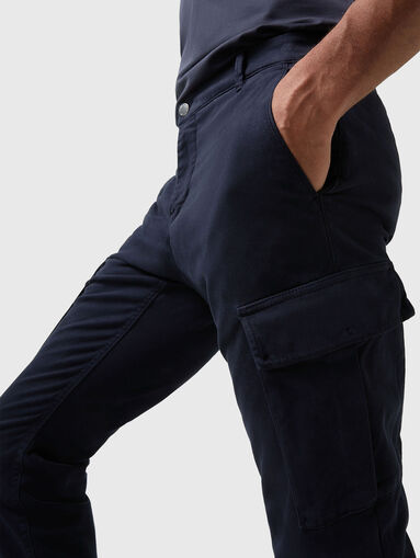 BRUNO cotton cargo trousers - 4