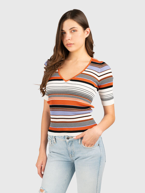 Short sleeved sweater - 1