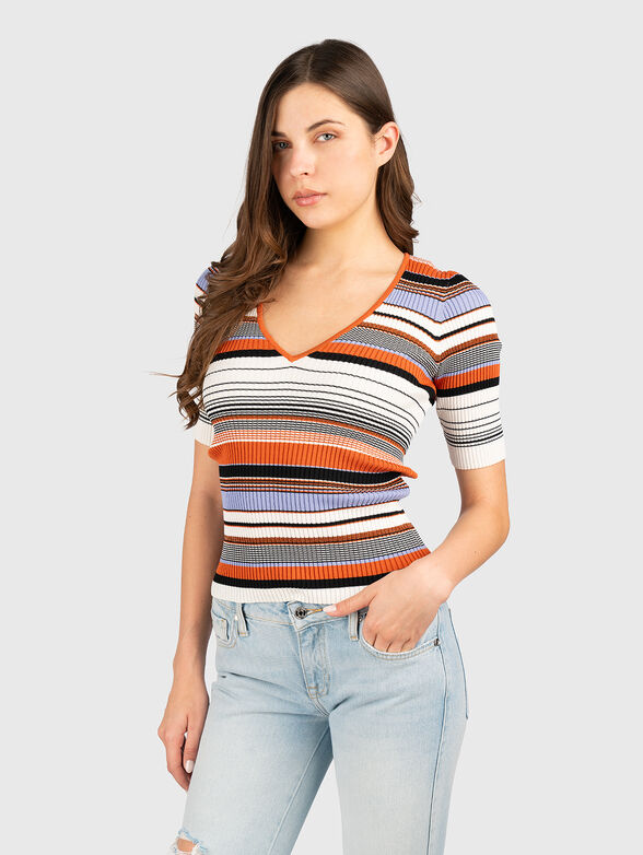 Short sleeved sweater - 1