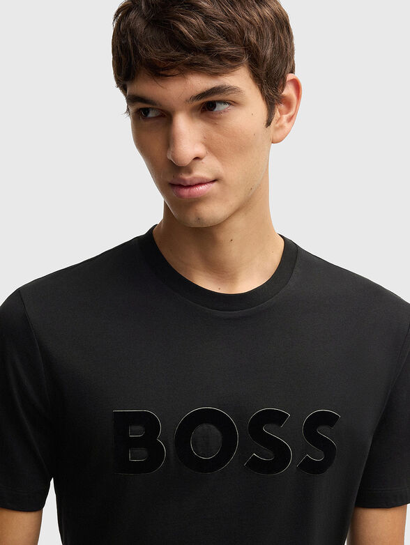 C-THOMPSON cotton T-shirt with logo - 4