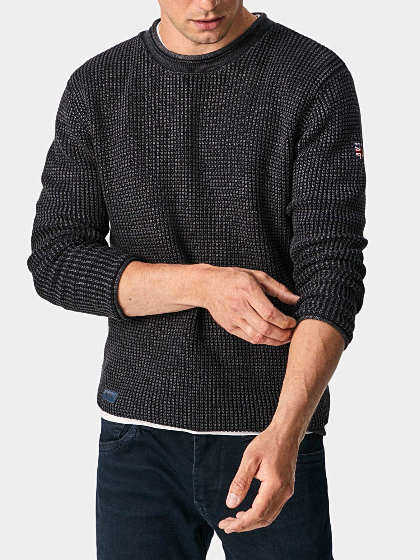 Pepe jeans black sweater shop