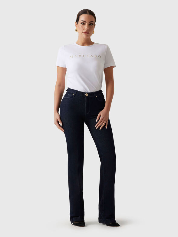 CANDY cotton t-shirt with an oval neckline - 2