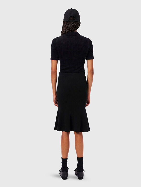 Ribbed midi skirt - 2