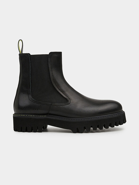TRUCKER CHELSEA leather ankle boots - 1