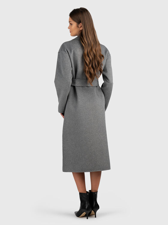 Wool blend coat with belt - 2