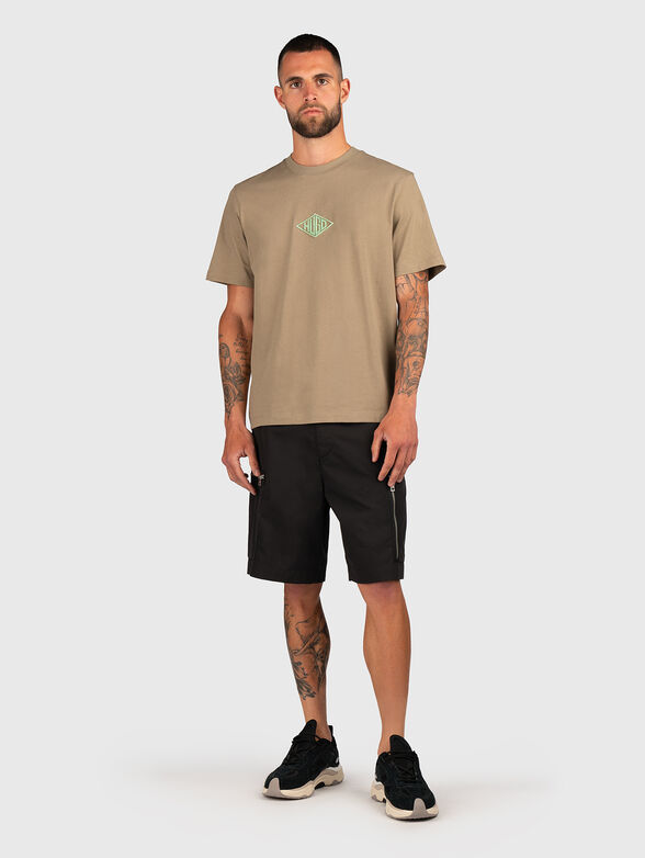 DARUNU T-shirt with accented back - 2