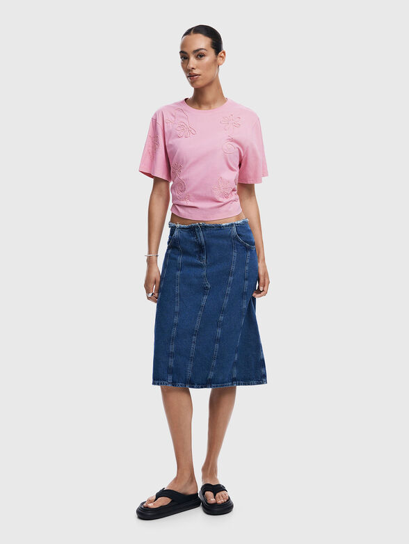 BAHO T-shirt with floral details - 2