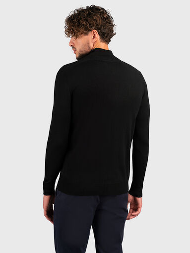 VAUGHAN knitted black cardigan - 3