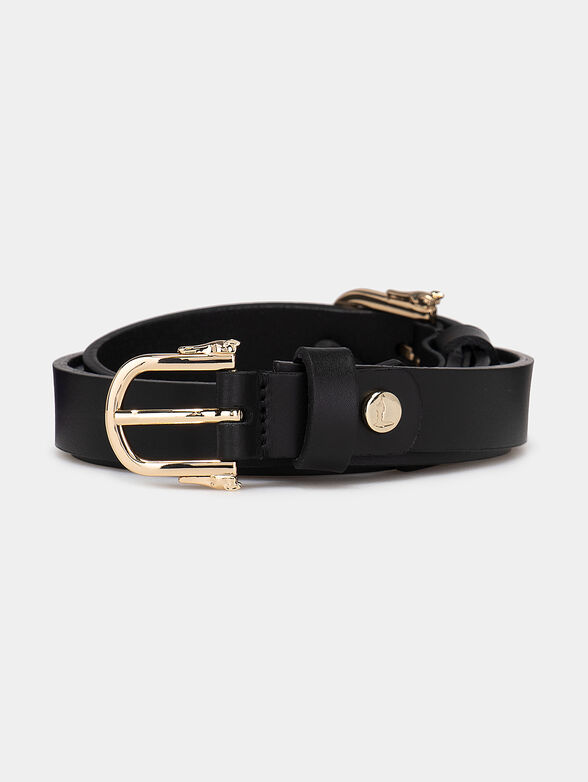 Black belt with double buckle - 1