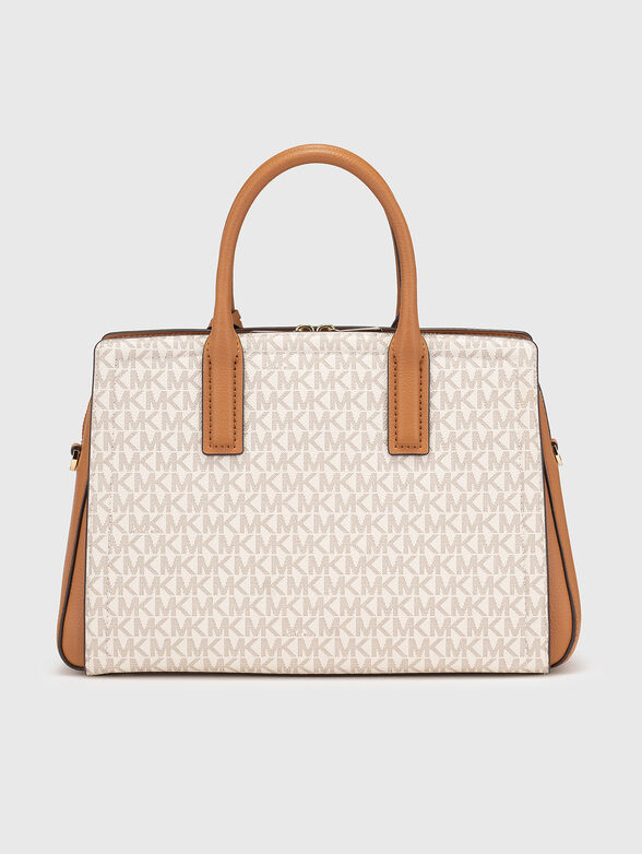 Bag with logo print and removable handle - 3