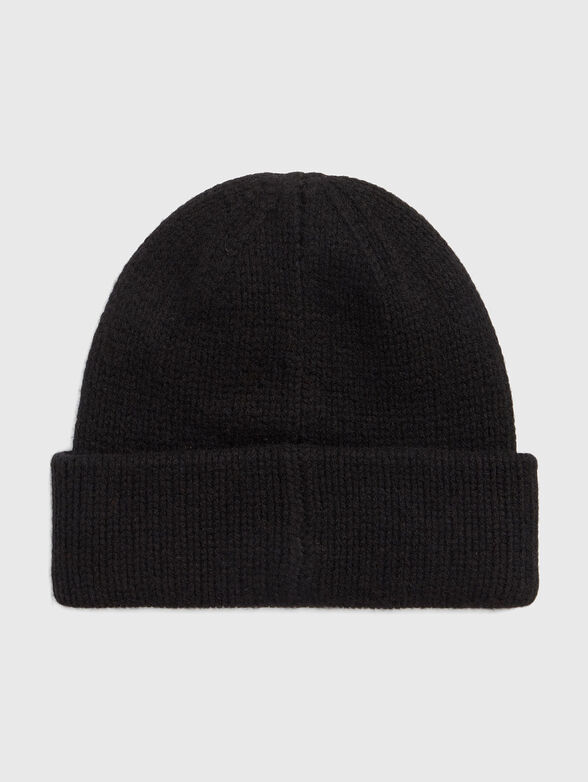 Wool hat with logo detail - 2
