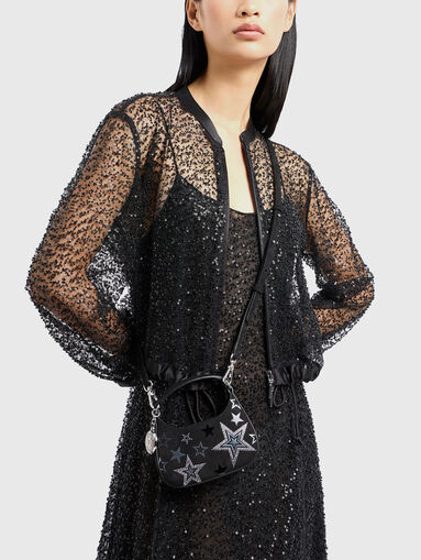 Sheer jacket with sequins - 5