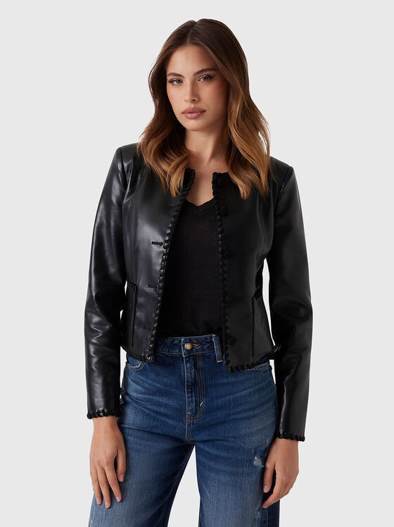 LEONTINE jacket with accent stitching - 1