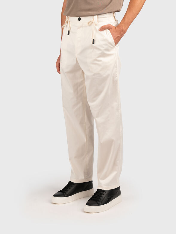 GOS beige trousers with darts - 1