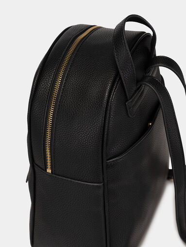 Backpack with metal logo accent - 4