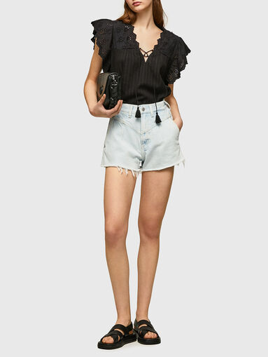 SUMMER SKY denim Shorts - 5