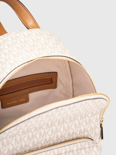 Backpack with gold details and logo - 5