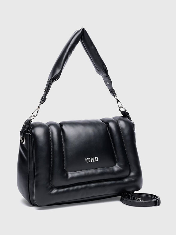 Quilded-details bag in black  - 3