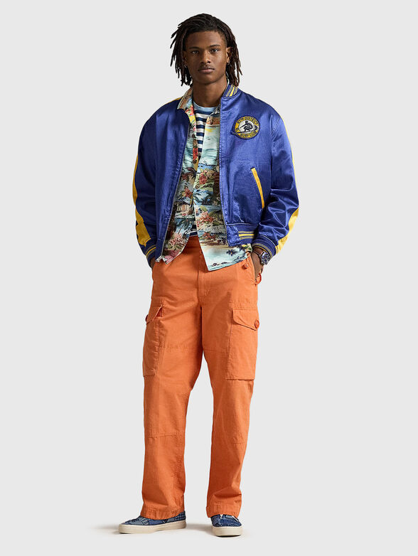 Short-sleeved shirt with patchwork print - 2