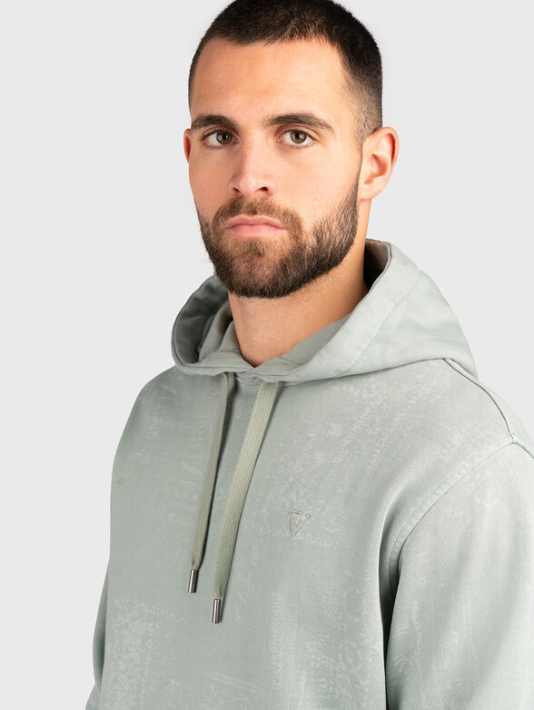 Hooded sweatshirt with logo - 4