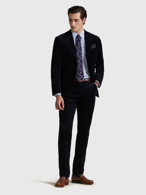 Tailored fit corduroy suit jacket - 2