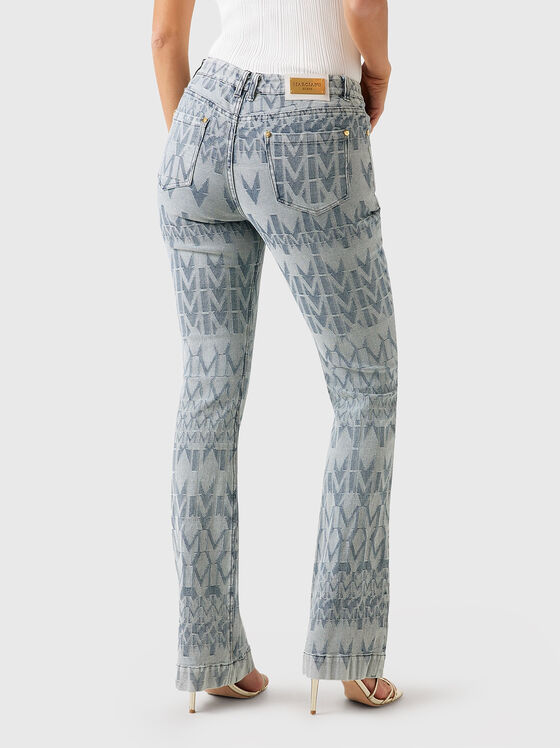 Дънки SARAH с акцентен принт - 2