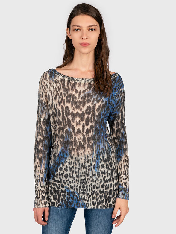 INES Sweater with animal print - 1