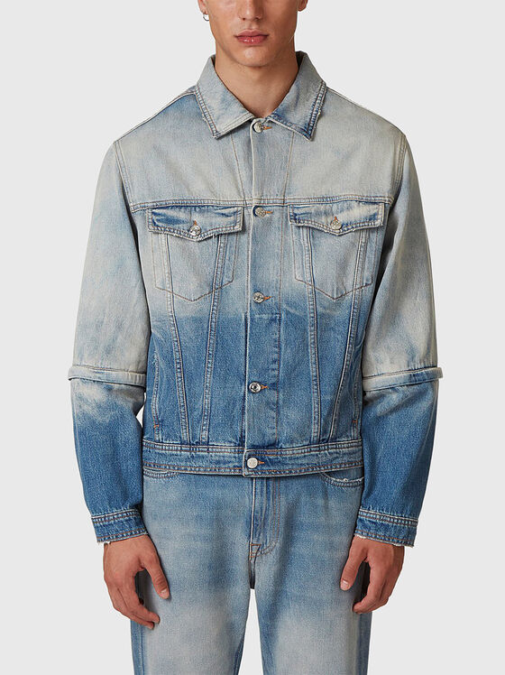 Bleached denim jacket  - 1