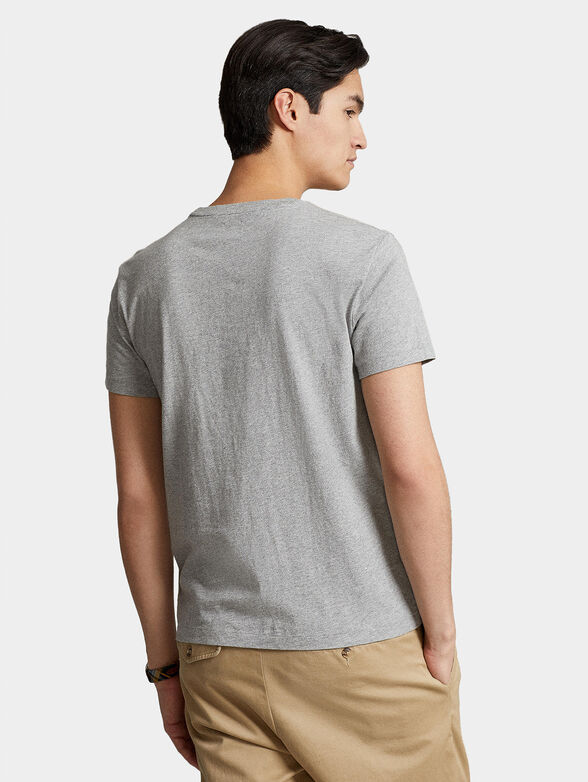 Grey T-shirt with Polo Bear print - 2