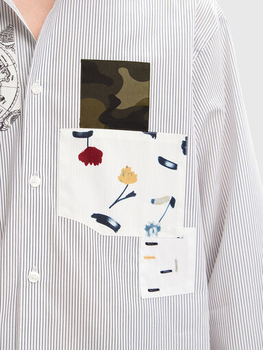 Shirt with accent patches - 4