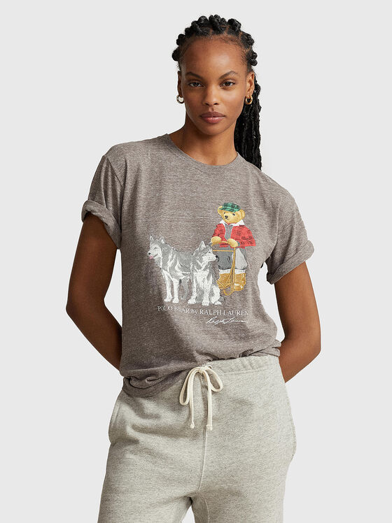 Сива тениска POLO BEAR - 1