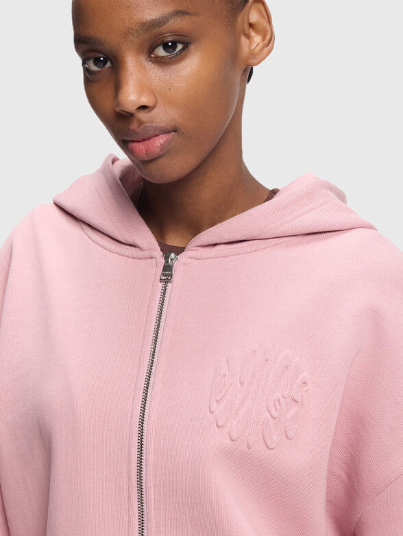 Sweatshirt with embossed logo - 4
