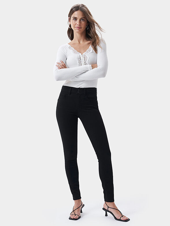 Black skinny jeans - 1
