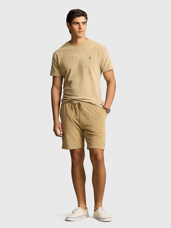 TERRY T-shirt with logo embroidery - 2
