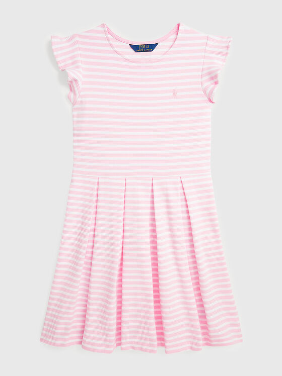 RUFFLE striped dress - 1