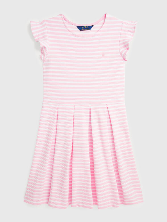 RUFFLE striped dress - 1