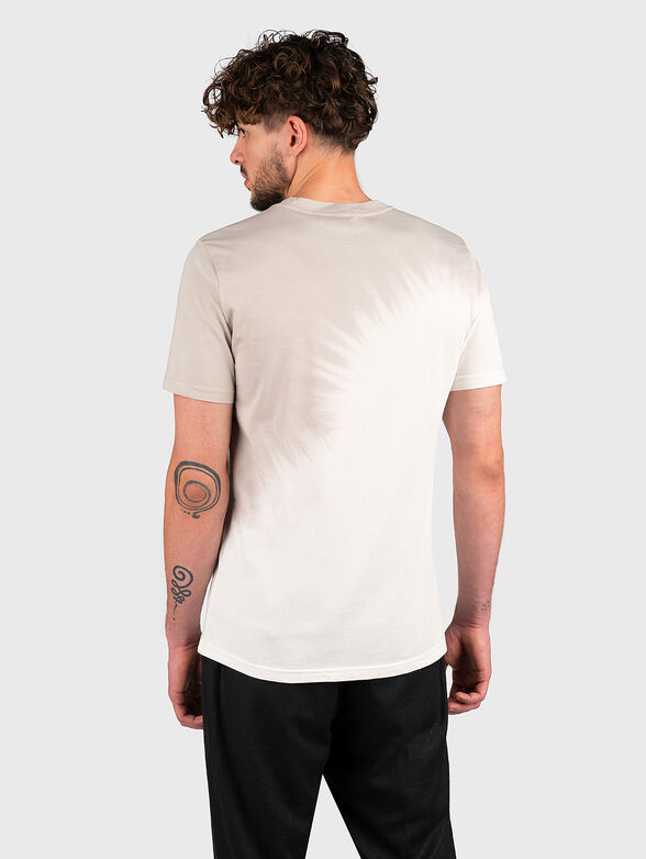 Grey T-shirt with art print - 3