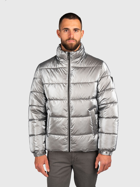 Padded jacket with removable hood - 6