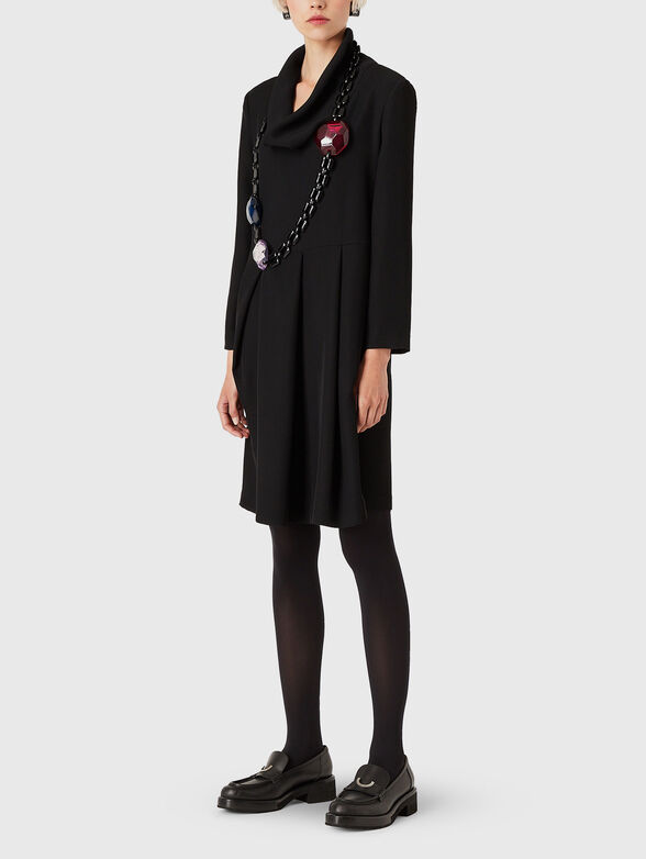 Long sleeve mini dress - 1