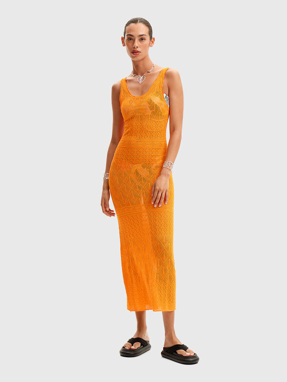 Openwork midi dress - 1