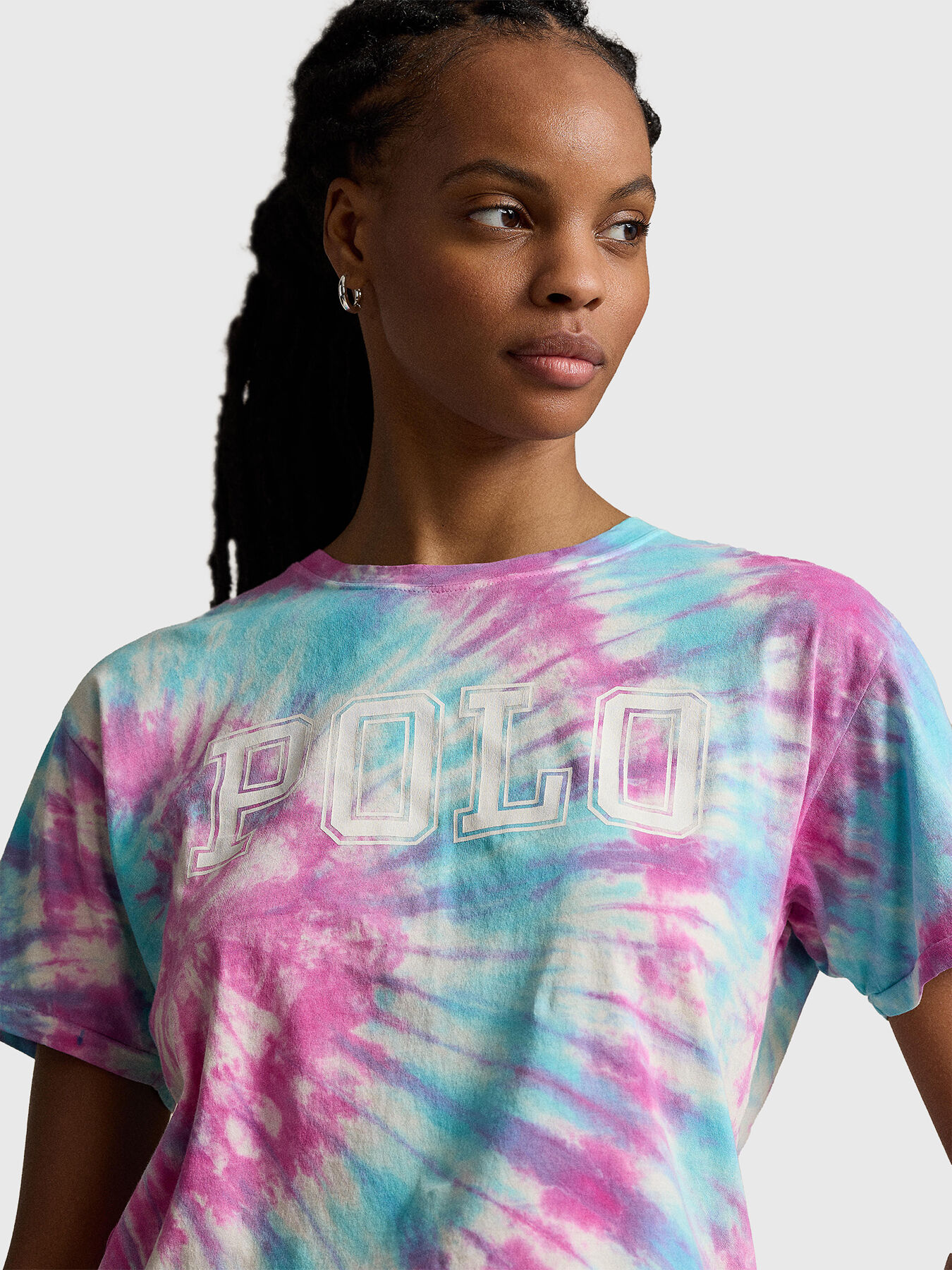 T shirt with tie dye effect brand POLO RALPH LAUREN Globalbrandsstore en