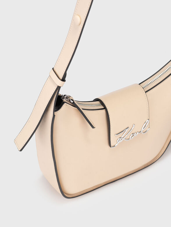 Leather bag with long strap - 5