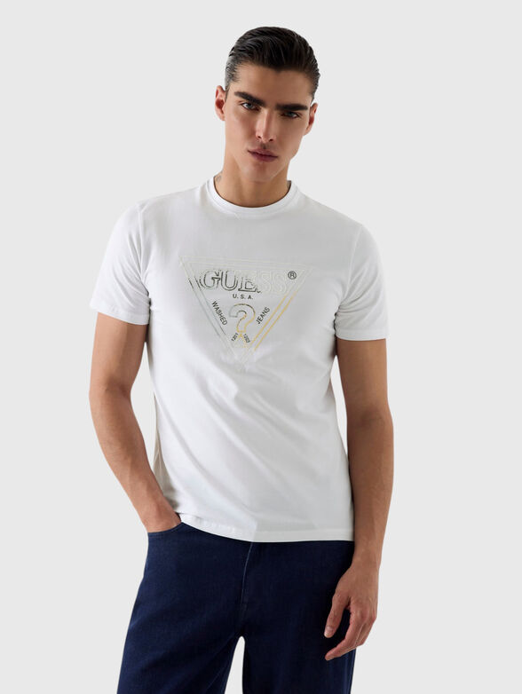 Cotton-blend T-shirt  - 1