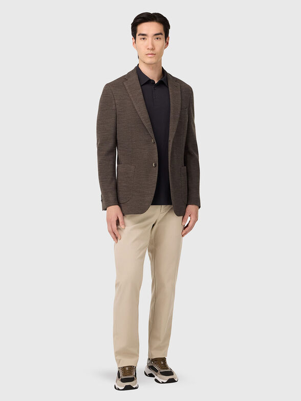 Wool jacket with pockets - 2