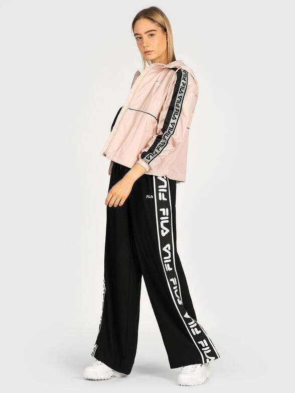 Jacket TEDRA with contrasting logo bands - 4